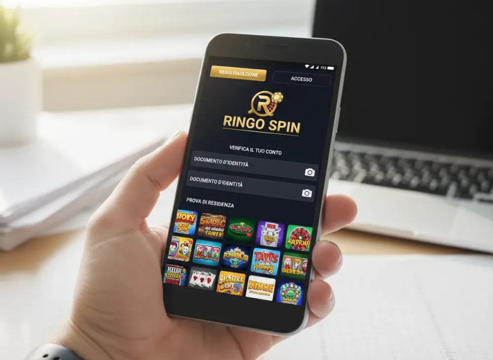 Ringo Spin registrazione – come aprire e verificare il conto